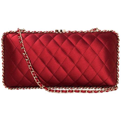 chanel fabric clutch